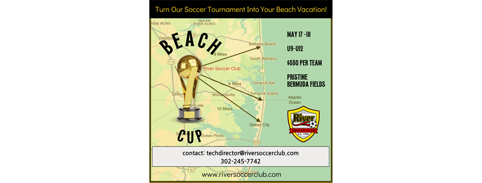 River Soccer Club to Host Spring Tournament.  REGISTER NOW!